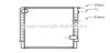 AVA QUALITY COOLING VO2048 Radiator, engine cooling